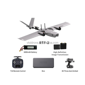 โดรน <span class=keywords><strong>Vtol</strong></span> น้ำหนักบรรทุก2กก. ที่มีความแม่นยำสูง RTF-4 Y3ความเร็ว46กม./ชม. เพื่อการทำแผนที่ทางอากาศที่มีประสิทธิภาพและการรวบรวมข้อมูลทางธรณีภาค - Product Image 5