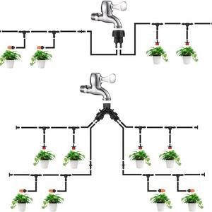 Kit de Riego Automático de 30 Metros, Sistema de Goteo para Plantas en Maceta de Jardín Exterior, Microaspersor de PVC Plástico - Product Image 1
