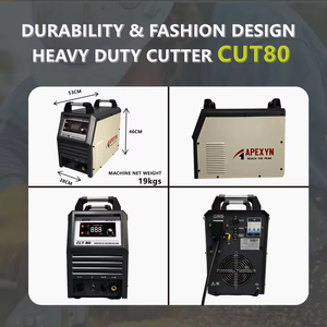Manual Heavy Duty <b>Plasma</b> Cutter 25mm Stainless Steel Aluminum Smart Digital <b>Cutting</b> <b>Machine</b> 0.1mm Accuracy CUT-80 High-Frequency - Product Image 5