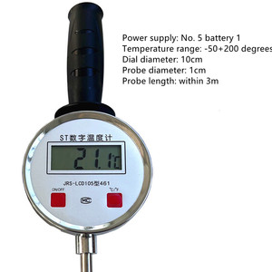 Nhiệt Kế Hiển Thị Kỹ Thuật Số Cầm Tay Siêu Dài Nhiệt Kế Kỹ Thuật Số Cầm Tay Nhiệt Kế Phân Bón Hữu Cơ Haystack - Product Image 5