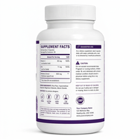Capsules d'extrait de sureau noir OEM/ODM 500mg, Sambucus Nigra pur, complément végétalien, marque privée, soutien immunitaire, sans OGM