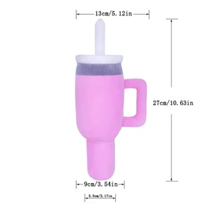 ของเล่นเคี้ยวแบบมีปฏิสัมพันธ์สำหรับสุนัข Stanley Luxury Eco-Friendly Plush Ice Cream Cup รุ่น 26103 ขนาด S/M/L ใช้ได้ทั้งในบ้าน/นอกบ้านทุกวัน - Product Image 4