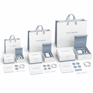 Set di Imballaggio per Elettronica con Sacchetto di <span class=keywords><strong>Carta</strong></span> Premium Morbida al Tatto <span class=keywords><strong>e</strong></span> Scatola Rigida in Cartone con Buste Personalizzate - Product Image 1