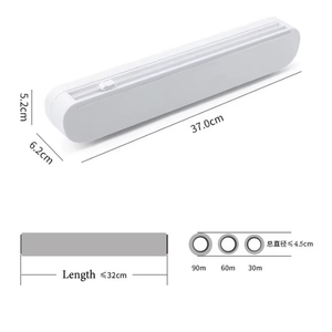 Wholesale <b>Kitchen</b> Plastic Wrap Cutter Box Tin <b>Foil</b> Large Roll Tight Film Two-way Sliding Knife Magnetic Refrigerator Countertop - Product Image 3