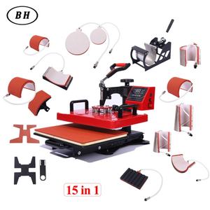 Máquina de Prensa de Calor 15 en 1, Máquina de Transferencia por Sublimación para Tazas, Gorras, Camisetas, Zapatos, Bolígrafos, Balones de Fútbol, Balones de Voleibol - Product Image 5