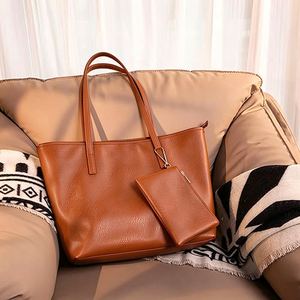 Bolsos de Mano y Bolsos de Hombro de Cuero Vegano de Alta Calidad, Modernos y Sencillos, con Asa Superior, Gran Capacidad, para Mujer - Product Image 3