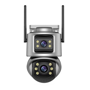 Dual Lens PTZ CCTV <strong>Camera</strong> Icsee Wifi Ptz <strong>Camera</strong> 6MP 5X Digital Wireless Human Motion Detection Ir <strong>IP</strong> Outdoor Security Cameras - Product Image 1
