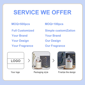 Wers séchés parfumé de longue durée Fournisseurs de bougies de faveur de mariage Pièce maîtresse organique avec odeur de cannelle - Product Image 4