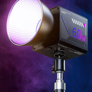 Lampe photo COB 60W RGB 2800-6500K, batterie 10000mAh, CRI <span class=keywords><strong>95</strong></span>+, contrôle par bouton, CE ROHS, prend en charge l'OEM, emballage personnalisé - Product Image 1