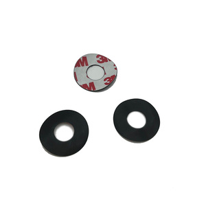 3M Adhesive <b>Silicone</b> <b>Rubber</b> Washers With Hole Black Circular Gasket For Electronics Sealing And Shock Absorption - Product Image 5