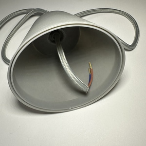 Đơn giản chỉ cần đầy màu sắc E27 ánh sáng mặt dây chuyền với nhựa Trần tăng, bện dây dệt, <span class=keywords><strong>Silicone</strong></span> Đèn ổ cắm - Product Image 3