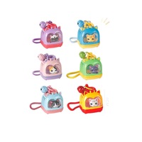Coffret Surprise Personnalisé pour Animaux de Compagnie : Jouet Maison de Jeu Éducatif, Cage à Chat Réaliste, Porte-clés – Cadeaux pour Enfants