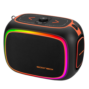 ลำโพงบลูทูธแบบพกพา80W RGB แบตเตอรี่18000mAh ไร้สายแบบคู่ไมโครโฟนชนิด C AUX TF FM BT5.3 IPX4กลางแจ้งปาร์ตี้คาราโอเกะ - Product Image 1