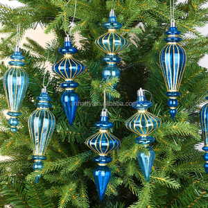 ลูกบอลพลาสติกแขวนประดับตกแต่งคริสต์มาสคุณภาพสูง ดีไซน์ใหม่ ขายส่ง สำหรับตกแต่งต้นคริสต์มาสและงานปาร์ตี้ - Product Image 1