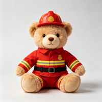 Ours en peluche personnalisé OEM, ours en peluche doux avec différentes tenues d'emploi pour cadeau d'entreprise