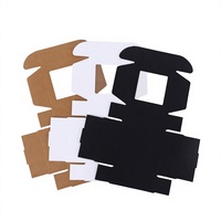 Boîte d'expédition en carton ondulé écologique personnalisée, imprimée, noir mat, pour petites entreprises, OEM