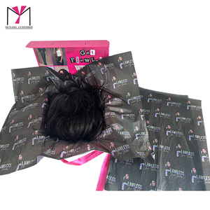 กระดาษห่อของขวัญพิมพ์ลาย MUYANG CUSTOMIZE สีดำ พร้อมโลโก้ กันน้ำสองด้าน บรรจุภัณฑ์สำหรับเครื่องประดับแฟชั่น - Product Image 2