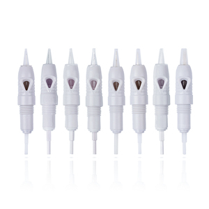 Agujas de Cartucho Desechables para PMU, Puntas de Aguja de Acero Inoxidable para Tatuajes de Cejas y Labios, Maquillaje Permanente, Uso Profesional en Estudio - Product Image 1