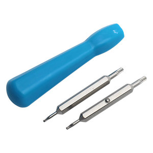 Obeng Bel Pintu dengan 2 Buah Set Mata Obeng T6 T15 Ujung Ganda untuk Penggantian Baterai, Cocok untuk Bel Pintu Video, Bel Pintu Video 2 - Product Image 1