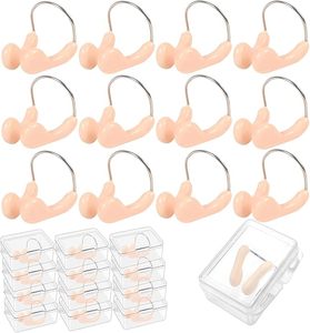 <span class=keywords><strong>Pinzas</strong></span> nasales antideslizantes de silicona y metal a prueba de agua <span class=keywords><strong>para</strong></span> Entrenamiento de natación Material súper suave <span class=keywords><strong>para</strong></span> adultos y niños - Product Image 4