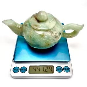 Théière miniature en agate Crystalhola, artisanat populaire, diverses couleurs, gravée, pour cadeau et décoration intérieure - Product Image 6