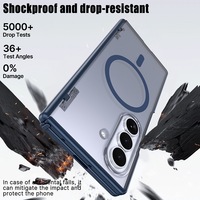Casing Samsung Z Fold 7 dengan Engsel Magnetik Transparan Matte untuk Samsung Galaxy Z Fold 8 8 Ultra