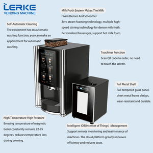 Distributeur automatique de lait et de café avec saveurs personnalisables, fonction SDK, gestion basée sur le cloud, 14 options de boissons - Product Image 2