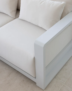 Sillón de aluminio para patio, juego de <span class=keywords><strong>mesa</strong></span> de centro, muebles de jardín para exteriores, terraza, balcón, sofás para patio trasero, zona de estar - Product Image 4