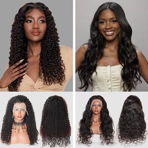 Perruques de Cheveux Humains Naturels 100% Remy, Lots de Cheveux Humains Bruts en <span class=keywords><strong>Gros</strong></span>, Perruques Avant en Dentelle 13X4 pour Femmes, Perruques de Cheveux Humains Naturels Sans Colle - Product Image 2