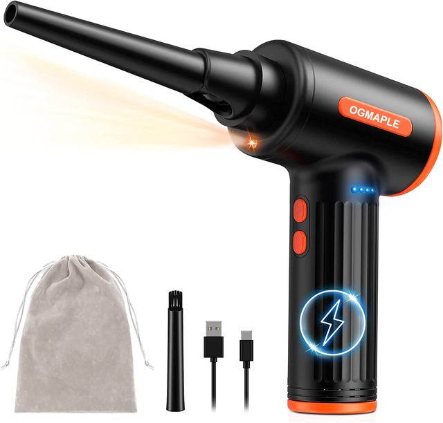 90,000rpm Cordless Air Duster with 7500mAh Battery for Computer Keyboard and Dust Removal-Eco-Friendly