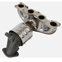 Collecteur d'échappement avec catalyseur pour Hyundai Santa Fe Sport Kia Sorento 2.4L 2013-2016 OE 28510-2G400 Ajustement direct Sans voyant d'avertissement (CEL)
