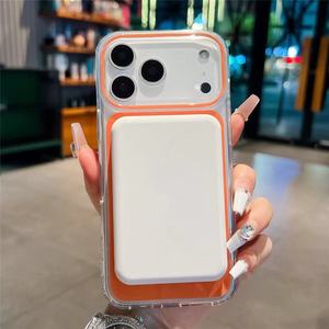 Custodie Magnetiche di Lusso con Pannello Posteriore Opaco per iPhone 17 Pro Max 17 Air, Ricarica Wireless, <span class=keywords><strong>Cover</strong></span> Trasparente Antiurto - Product Image 3