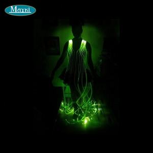 <span class=keywords><strong>Robe</strong></span> de <span class=keywords><strong>Cocktail</strong></span> en Fiber optique, tenue de <span class=keywords><strong>Cocktail</strong></span>, à la mode, RGB - Product Image 2