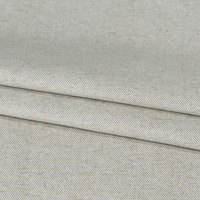 Nouveau design Tissu sergé 33% lin 67% coton Pima 315 g/m² 145 cm Textile respirant en mélange lin-coton Pima pour chemises et rideaux