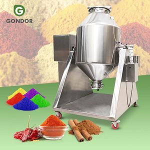 Mezcladora Automática de Acero Inoxidable para Especias, Polvo, Alimentos, Jabón, Detergente, 50 kg, 10 kg, 200 kg, Máquina Mezcladora de Tambor para Uñas - Product Image 1