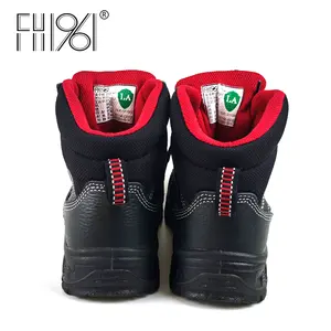 FH1961Hot Sale Safety Shoes Anti-puncture Work Waterproof Steel Toe Men Safety Shoes Leather With Fast Delivery