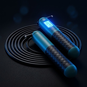 Corde à sauter intelligente avec compteur, poignée ABS et écran LCD pour un entraînement cardio de précision - Product Image 1