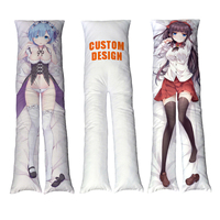 Oreiller corporel carré personnalisé imprimé motif anime et dessin animé pour les jambes 180x60cm 71x24in pour usage domestique