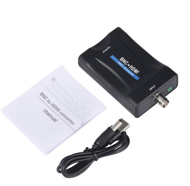 BNC to HD Converter Monitor Coaxial to HD Monitor 1080P/720P Video Converter