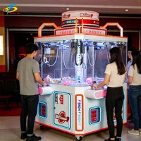 Machine à griffes multi-stations 4 joueurs, équipement de jeu à retour sur investissement rapide, machine de jeu d'arcade à monnayeur pour cadeaux