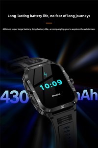 Reloj Inteligente Cuadrado KT71 Económico para Exteriores, Pantalla Táctil Completa de 1.96 Pulgadas, Resistente al Agua 3ATM, para Natación, con Función de Llamadas - Product Image 4