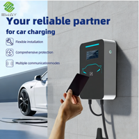 Nuevo Cargador de Pared para Vehículos Eléctricos Eway Smart de 11KW con Enchufe Tipo 2, IP65, Pantalla LCD de 4.3 Pulgadas, Cable de 5 Metros, Protección RCD, Uso Doméstico/Comercial, 18 Meses de Garantía