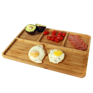 Bandeja de madera maciza estilo japonés, divisor rectangular de madera de haya, plato de madera, plato para postres, plato para sushi, plato para pan, de madera - Product Image 2