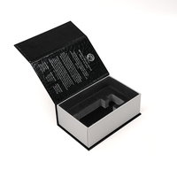 Boîte-cadeau de luxe personnalisée en carton rigide crocodile boîte de papier à texture magnétique noire pour bijoux montre portefeuille emballage de parfum