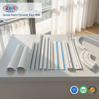 Perfil de Extrusión de PVC para Rieles de Cortina a Precio Competitivo para Instalaciones de Cortinas a Gran Escala