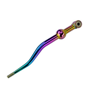 Poyracing Car <b>Gear</b> <b>Knob</b> Aluminum Alloy Double Curve 5 Speed Shift Lever For Honda Accord Crx Ergonomic Design - Product Image 3