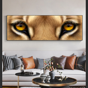Citas motivacionales animales <span class=keywords><strong>Lobo</strong></span> Tigre pintura lienzo impreso pintura al óleo arte de la pared decoración moderna hogar para habitación de oficina - Product Image 4