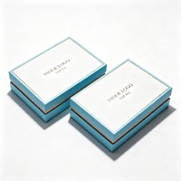 Boîte de rangement de luxe personnalisée avec couvercle et base à motif sur mesure, processus de décoration personnalisé, logo imprimé, papier couché, emballage cadeau