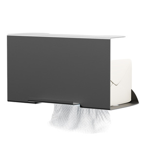 <b>Kitchen</b> <b>Paper</b> Towel Holder Rectangular Spear Gray No Drill Mount Under Cabinet Storage Rack For <b>Kitchen</b> Tissue And Phone - Product Image 5