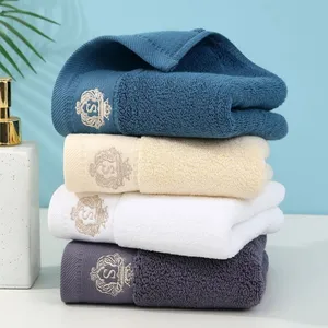 ผ้าเช็ดตัวสำหรับอาบน้ำโรงแรมทำจากผ้าฝ้ายผสมหรูหราระดับพรีเมียม625gsm